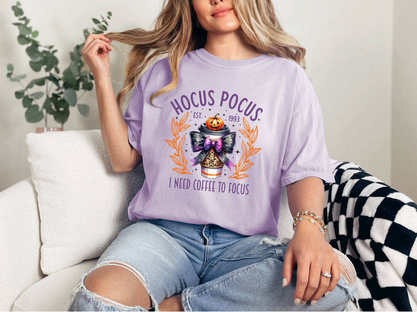 HOCUS POCUS I NEED COFFEE TO FOCUS TEE