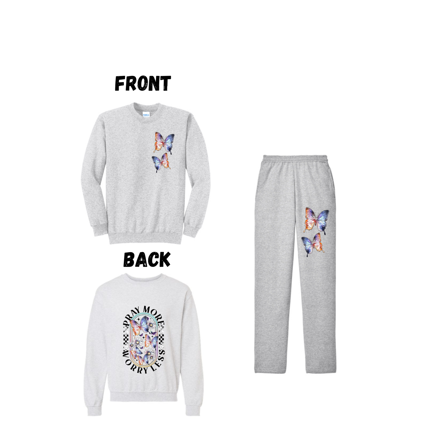 Pray More Worry Less Jogger Outfit