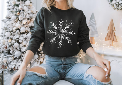 SNOWFLAKE CREWNECK SWEATSHIRT