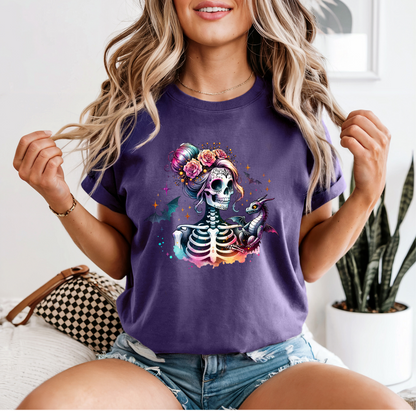 SKELLIE DRAGON GRAPHIC TEE