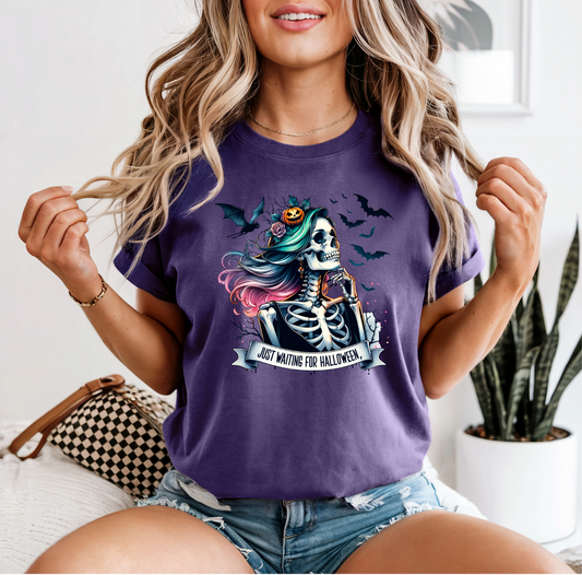 JUST WAITING ON HALLOWEEN TEE