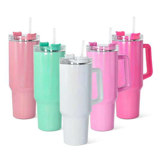 40 OZ. STAINLESS STEEL SHIMMER TUMBLER