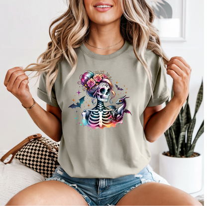 SKELLIE DRAGON GRAPHIC TEE