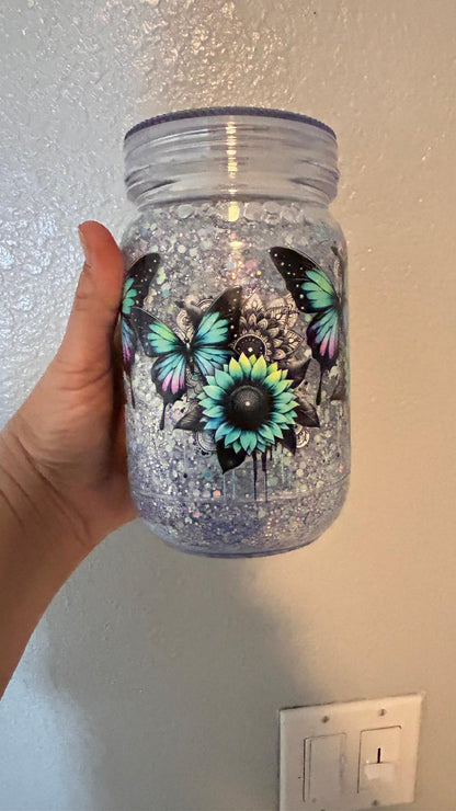 RTS PRE MADE SNOW GLOBE TUMBLERS- LIVESALE