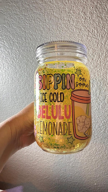 RTS PRE MADE SNOW GLOBE TUMBLERS- LIVESALE